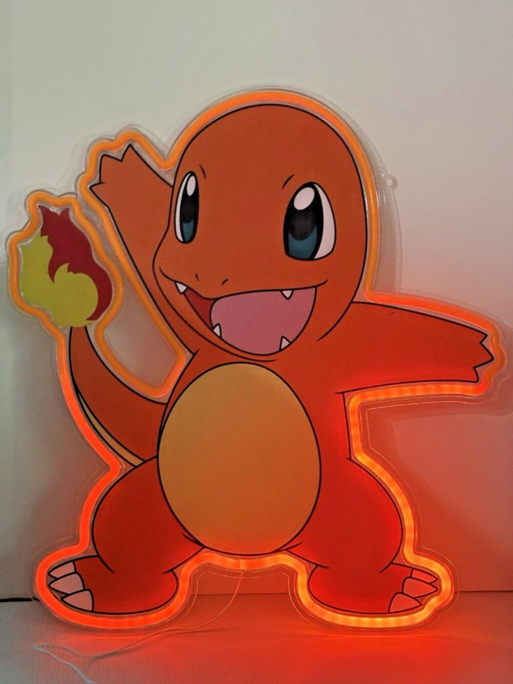 Pokémon Charmander LED USB Powered Plastic Wall Art Collectible Animation READ